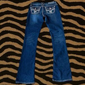 Hydraulic Low-Rise Rhinestone Bootcut Jeans – Size 5/6